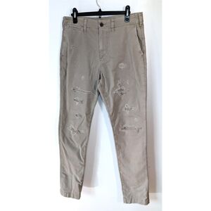 American Eagle Flex Slim Lived-in Khaki Pants 32x34